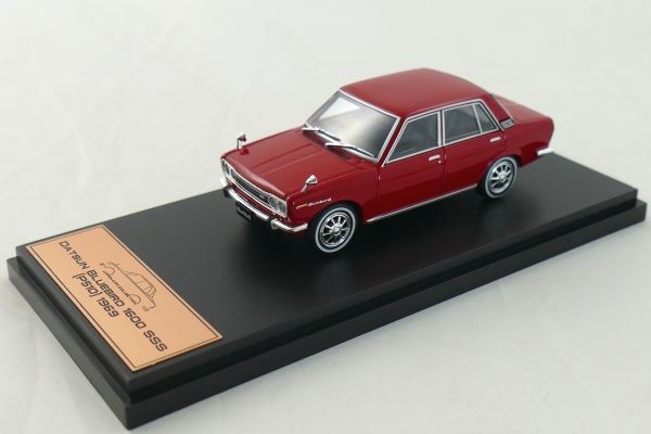 Japan Collection Datsun Bluebird 1600 SSS 1969 Rood - 1:43